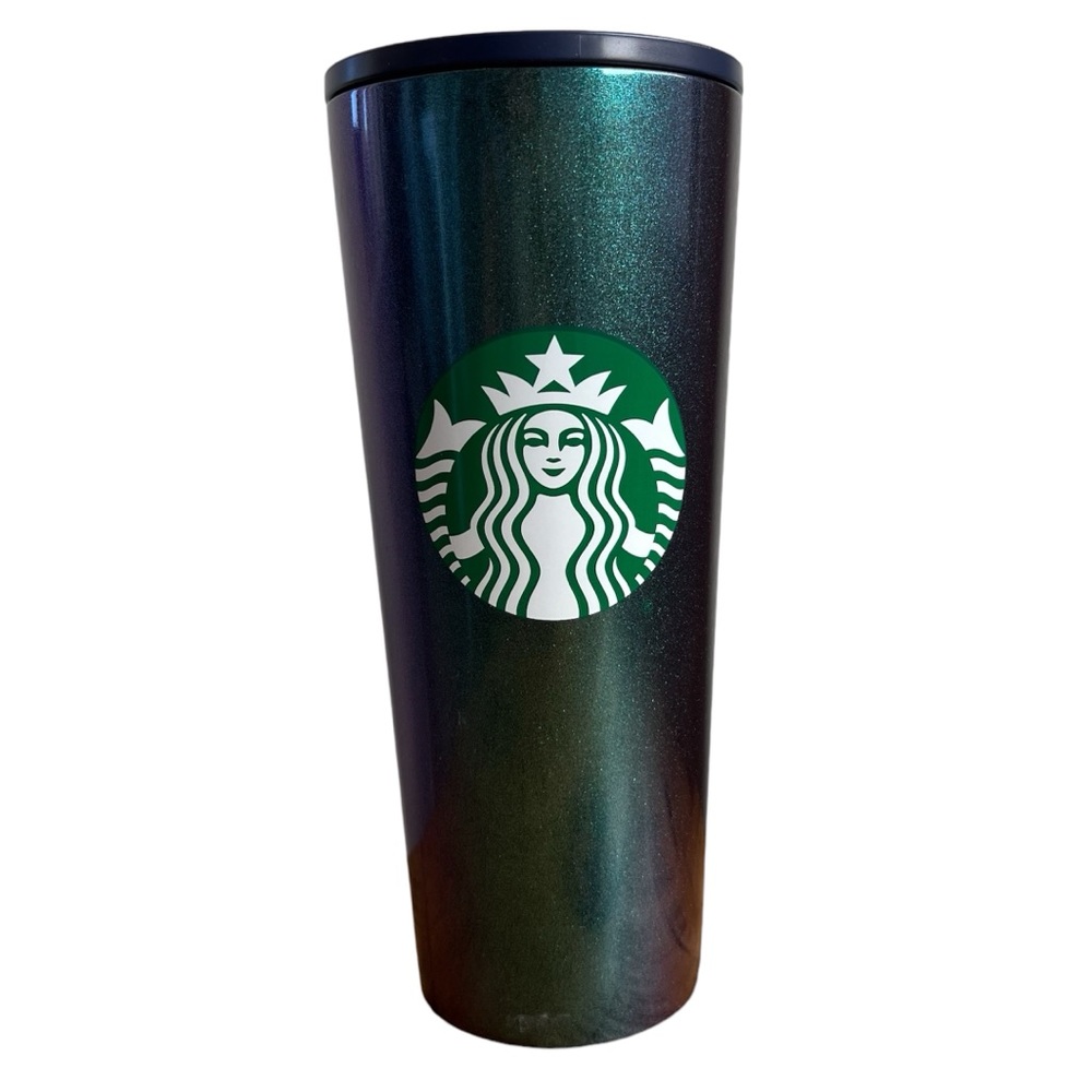 Starbucks Tumbler Holiday 2020 Grande Iridescent Stainless Steel Travel Mug